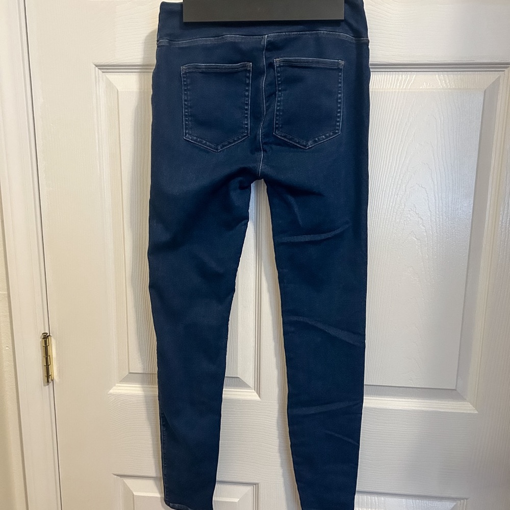 Assets by SPANX Women's Blue Jeans Jeggings Tummy Panel Control Shaper Small S